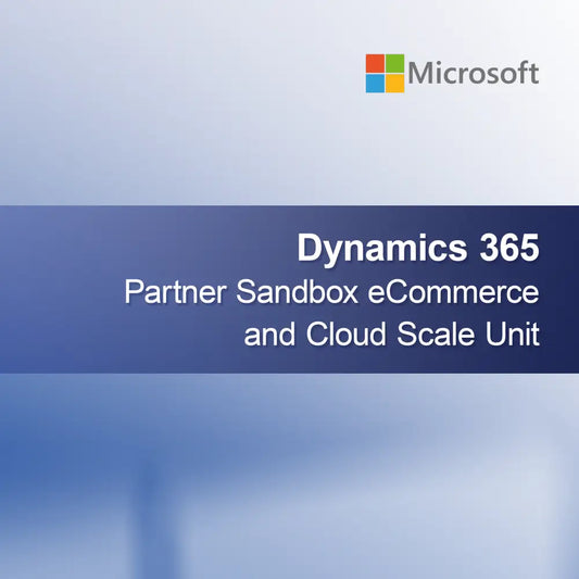 Unidad de Escala en la Nube y Comercio Electrónico de Sandbox para Socios de Dynamics 365