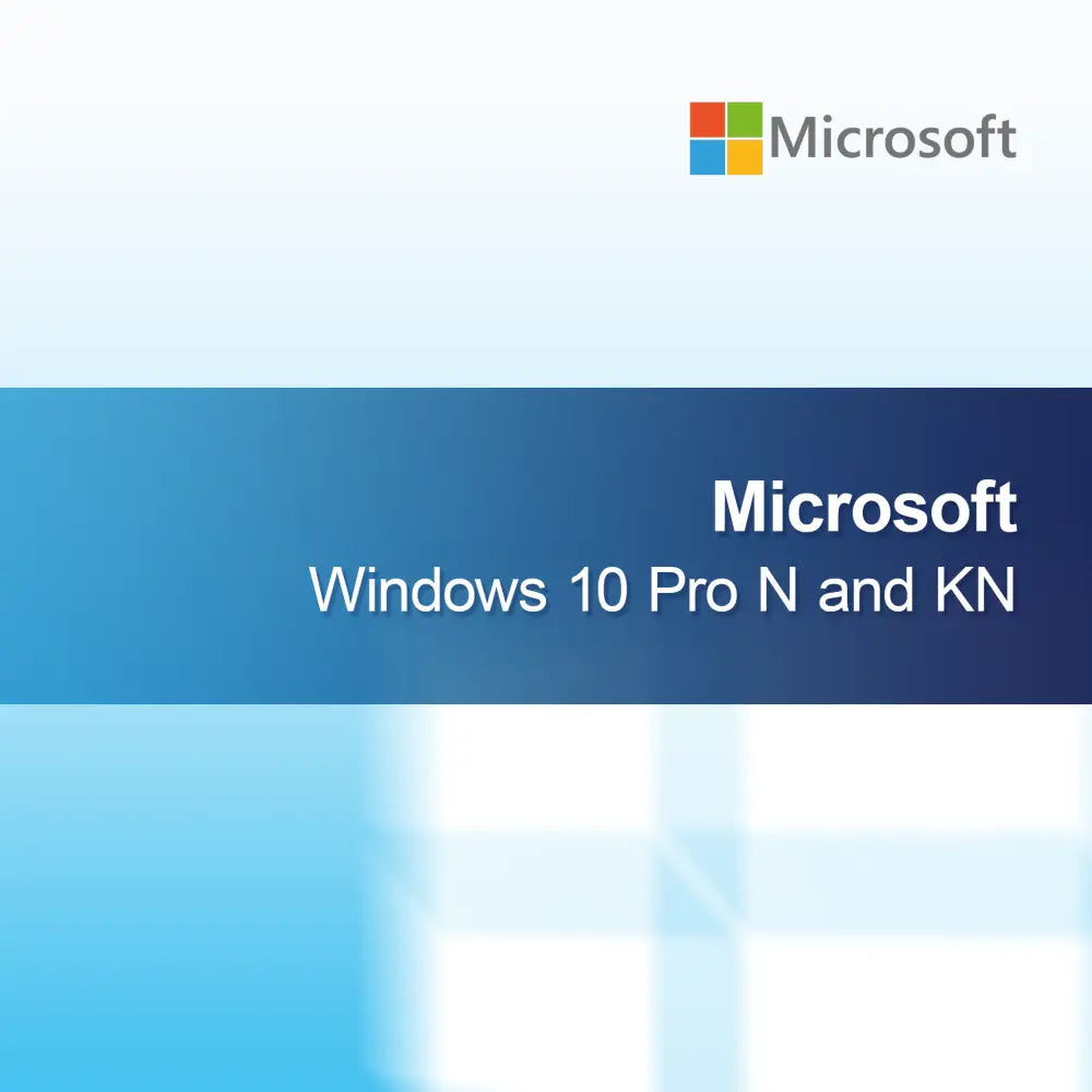 Microsoft Windows 10 Pro N y KN