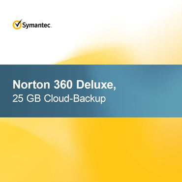 Norton 360 Deluxe, 25 GB Cloud Backup