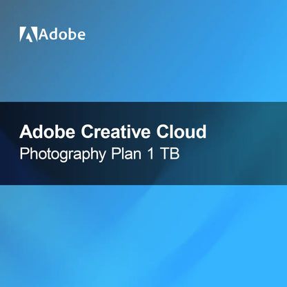 Plan de Fotografía de Adobe Creative Cloud para Educación